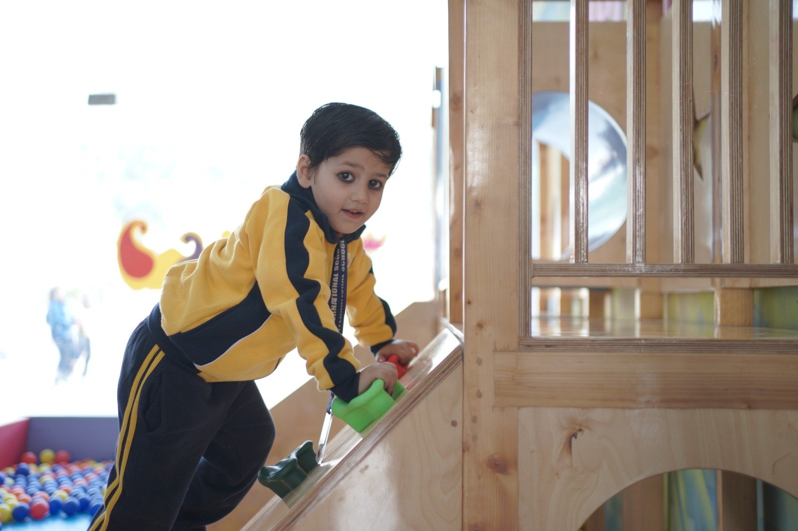 Primary students engaging in playful learning and motor skill development