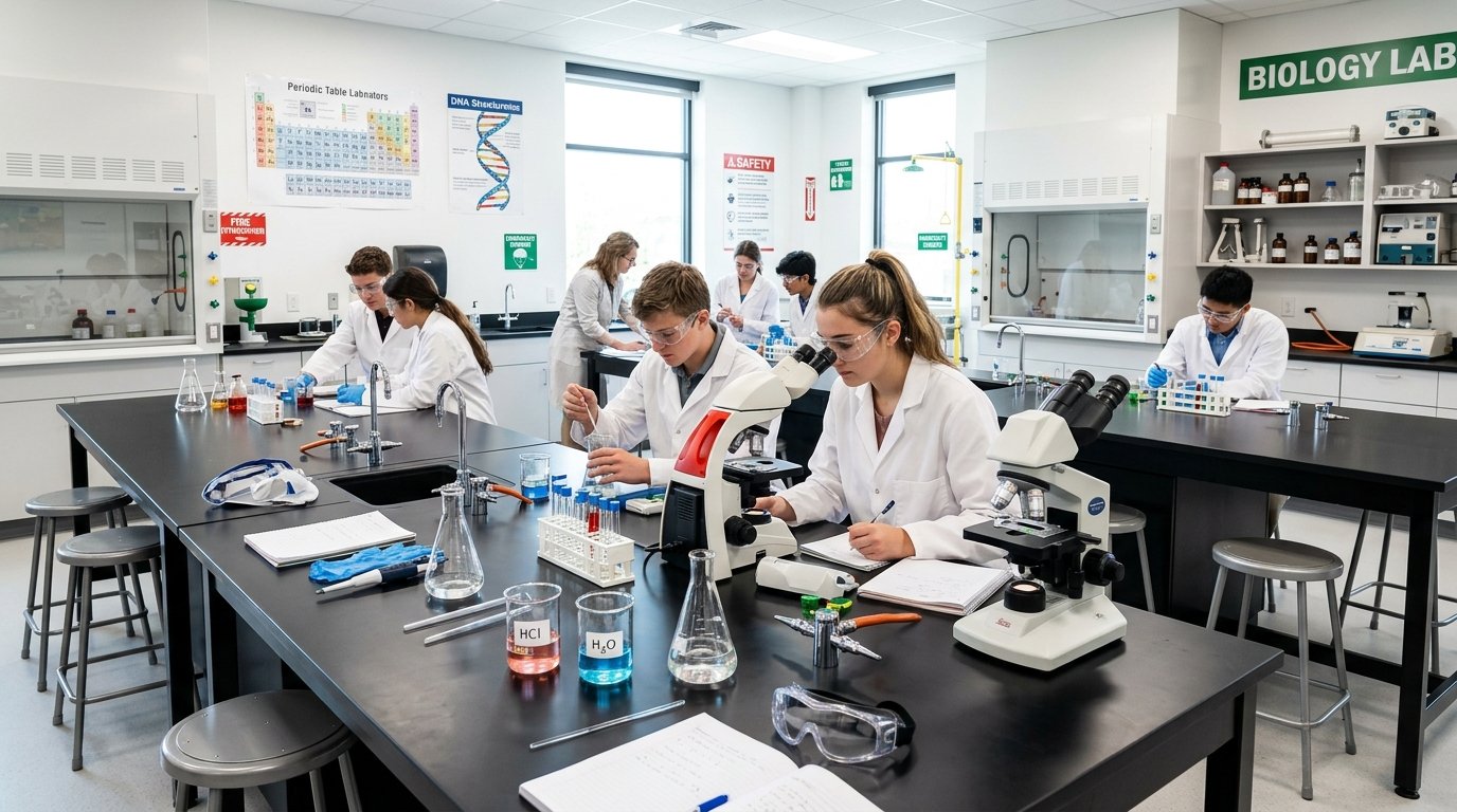 Laboratories at JP International School Rohtak