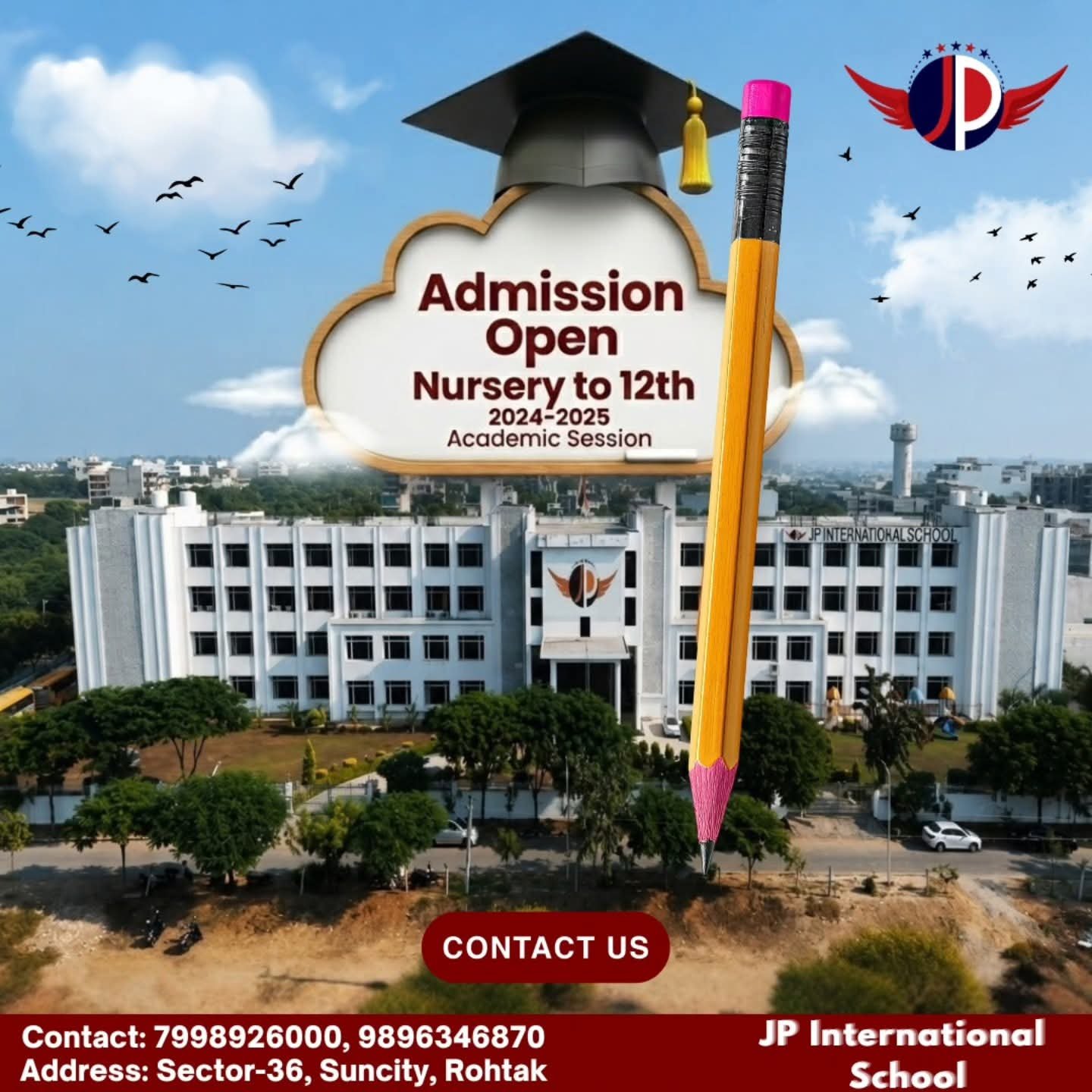 Sports Grounds & Physical Training Athletic sports ground and physical education activities at JP International School